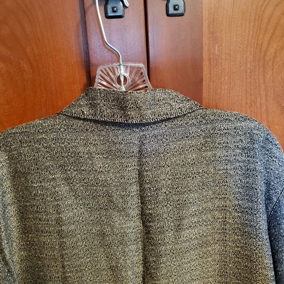 Chico's Design Top, Size 3 Bronze & Black - Picture 2 of 6